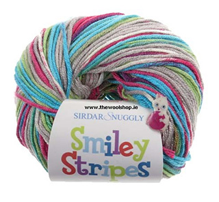 Click to see Sirdar Snuggly Smiley Stripes DK
