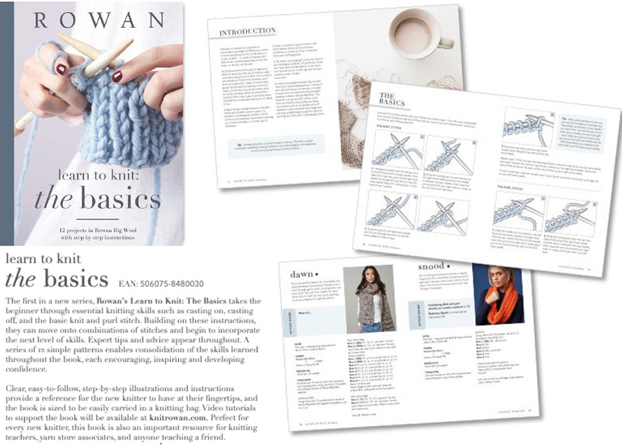 Learn to Knit - The Basics by ROWAN, Big Wool