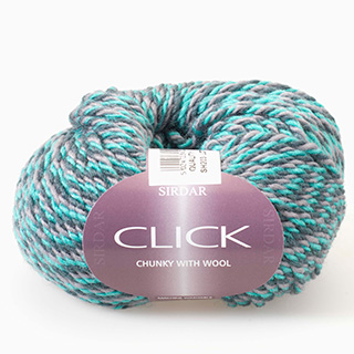 Click to see Sirdar Click Chunky with Wool (F045)
