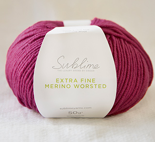 Click to see Sublime Extra Fine Merino Worsted